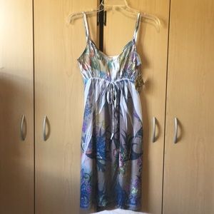NWT Sublimated Floral Print Tank Dress